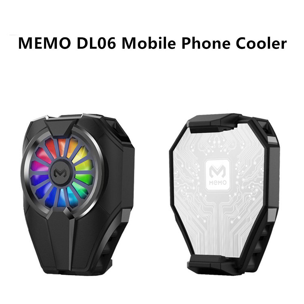 Memo DL-06 Mobile Cooling Fan Radiator Kipas Pendingin HP Handphone Fancooler DL06 PUBG MLBB