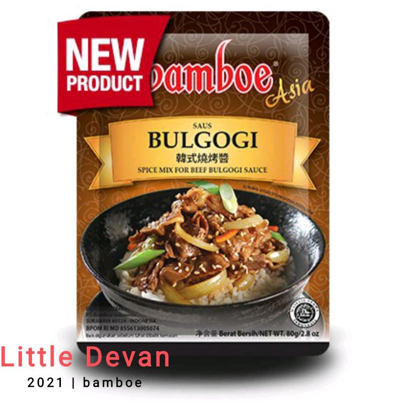 bamboe bumbu dapur instan bulgogi exp masih panjang