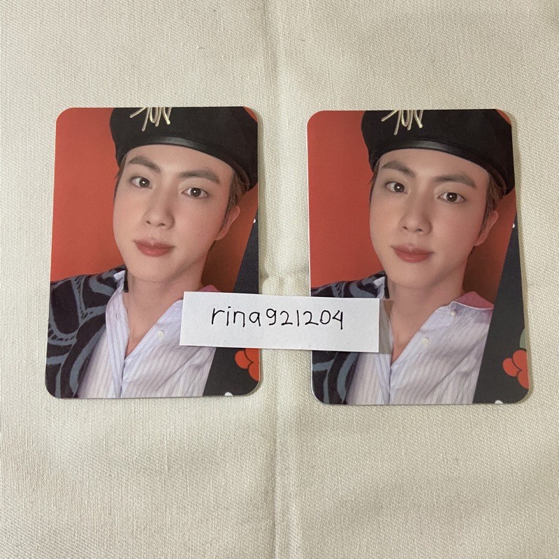 PHOTOCARD JIN PC JIN DICON 2020 JIN BARET