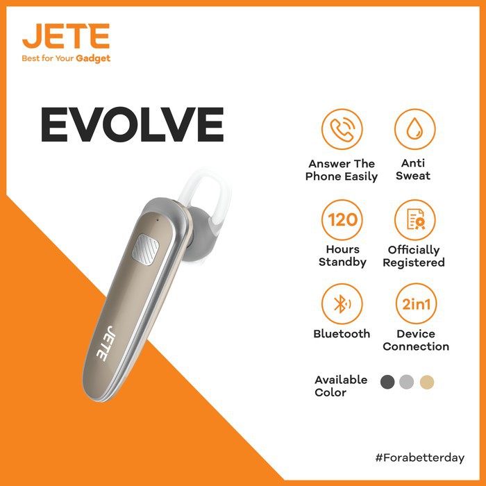 Earphone Bluetooth JETE 05 Evolve