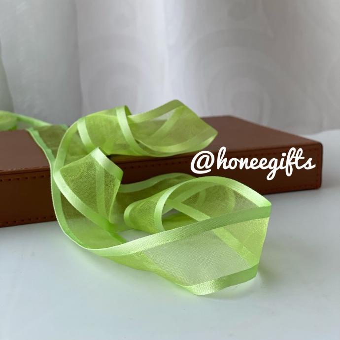 

Pita Organdi Hijau Muda Green Lebaran Hampers Mewah Fancy Idul Fitri Sale!!!R30F