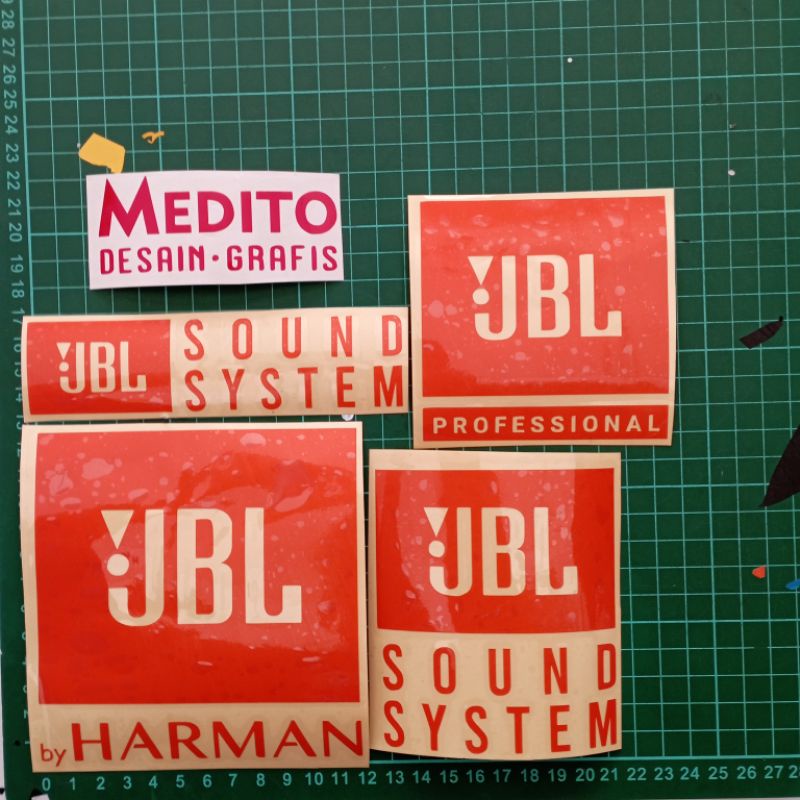 Sticker Cutting JBL / Sound System