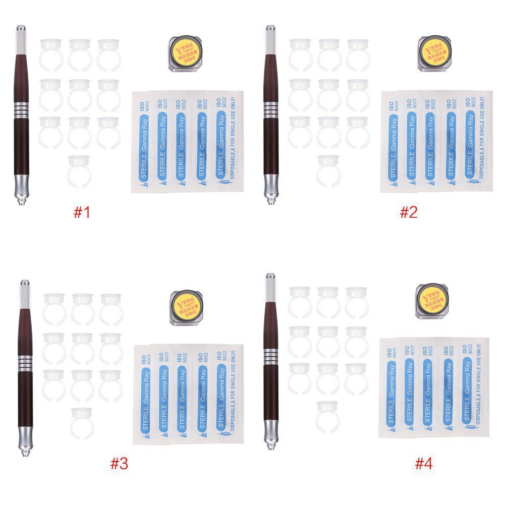 TKTX PAKET BELAJAR SULAM SET PEN MICROBLADING PREMIUM TATO TATTOO