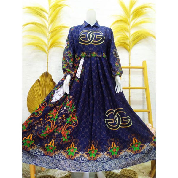 Gamis SHR Printing/ Gamis SHR Original/ Gamis Kekinian/ COD