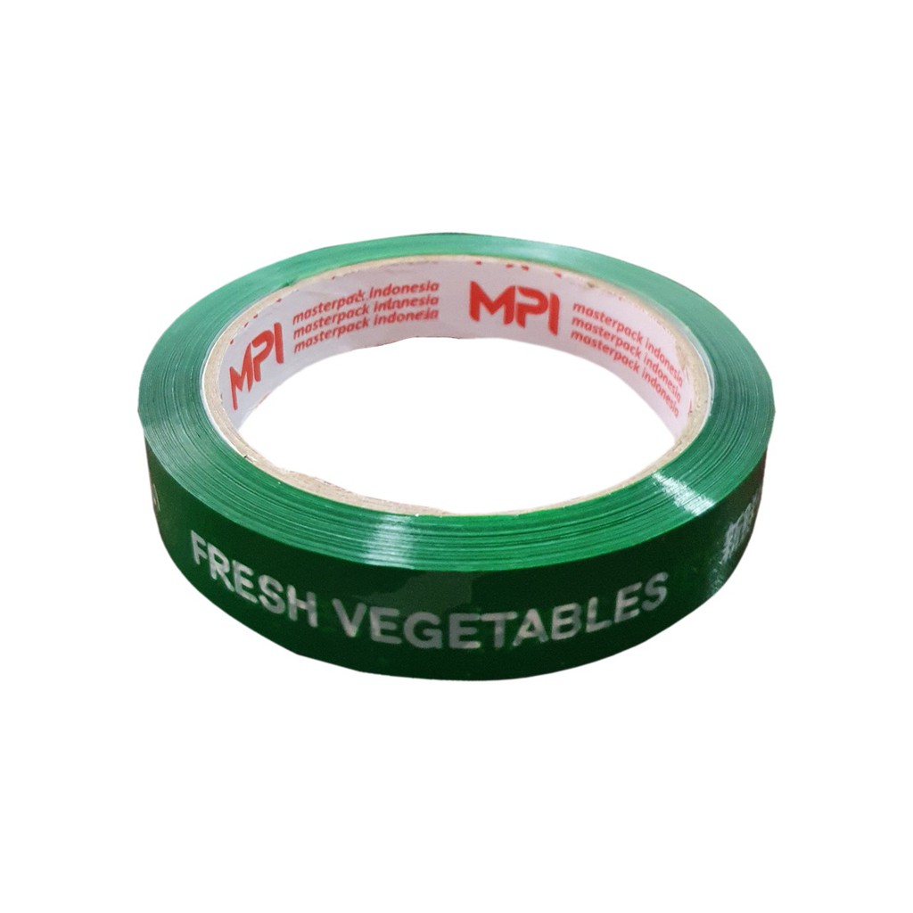 Isolasi Sayur-Lakban Sayur-Fresh Vegetable Tape MASTER PACK INDONESIA