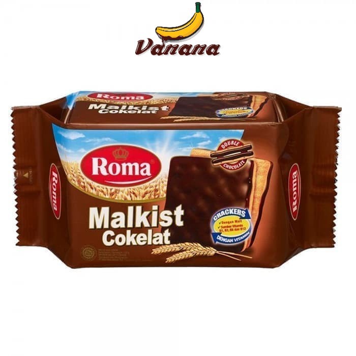 

BISKUIT ROMA MALKIST COKLAT 120 GRAM / ROMA MALKIST COKELAT 120GR