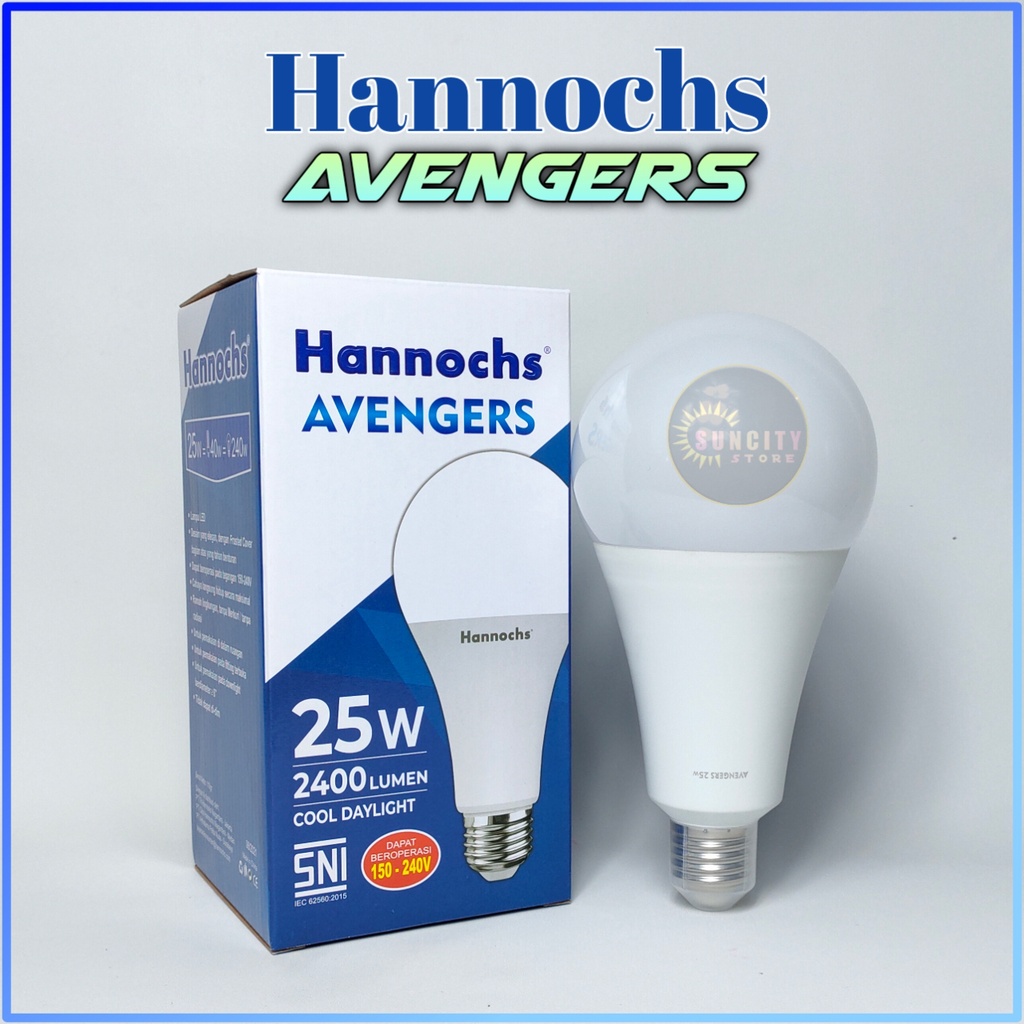 Jual Hannochs Lampu Led Avengers 25 Watt Cahaya Putih Indonesia