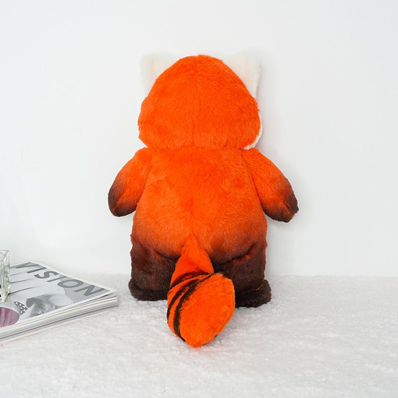 40cm Boneka Turning Red Panda Plush Doll Kawaii Cute Anime Stuffed Birthday Gift For Kids Mainan
