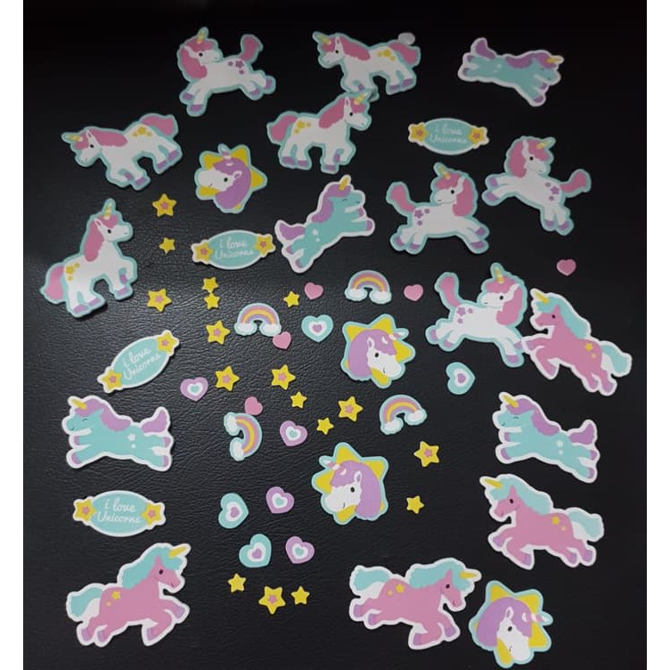 

KEPERLUAN STATIONERY STICKER FOAM UNICORN FOAM STICKER ISI 60 PCS