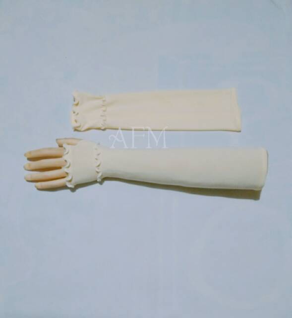 Handsock jempol curly 2 layer /manset tangan wanita muslimah /handsock syari /handsock murah