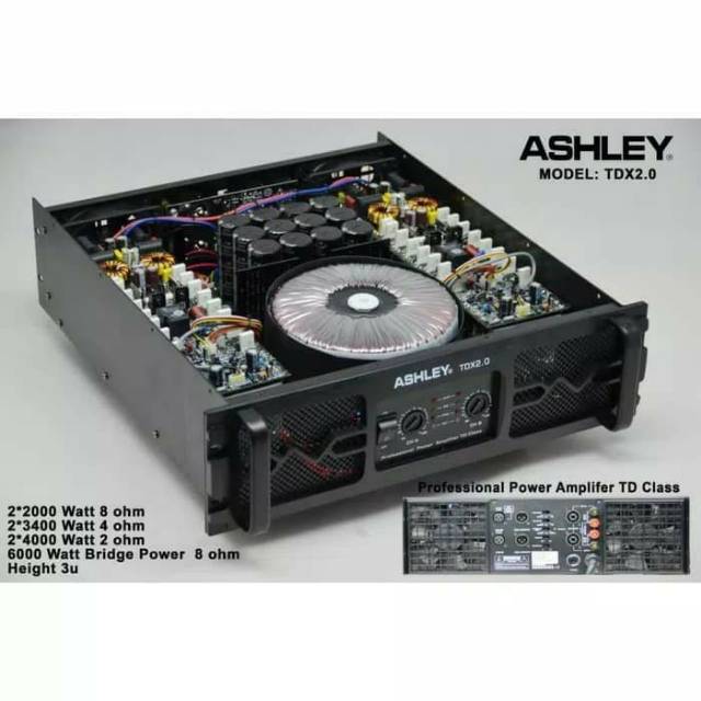 Power amplifeir Ashley TDX 2.0 TD CLASS Tdx 2.0