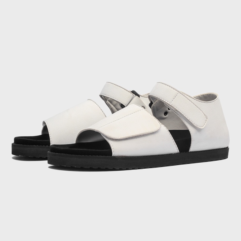 RORIN WHITE |ManNeedMe x GFLAMES| Sandal Jepit Pria Casual Sendal Slide ORIGINAL