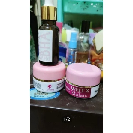 CREAM PLATINUM FLEK STEP2  DPT 3 SIANG & MALAN +SERUM  BY DR INDRI  BPOM