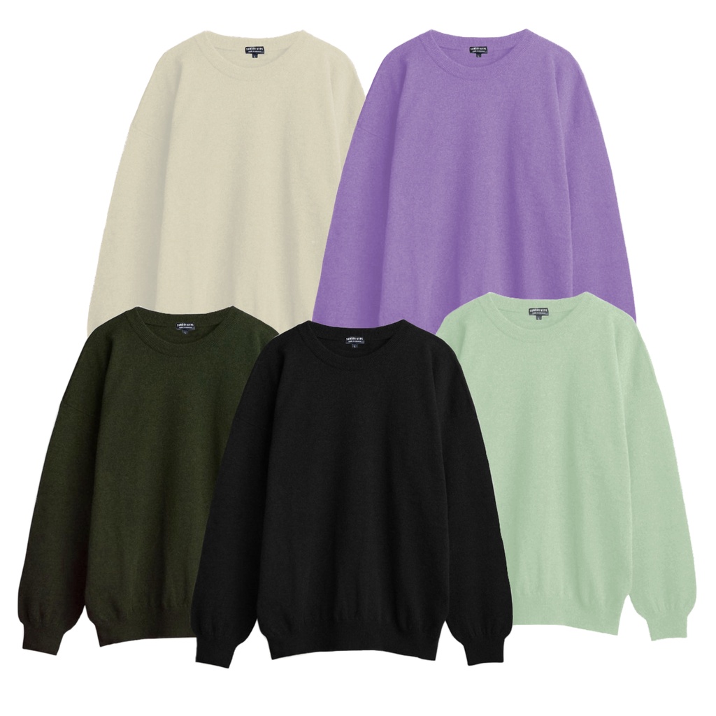 LETTUCY-CREWNECK SWEATER POLOS PRIA &amp; WANITA