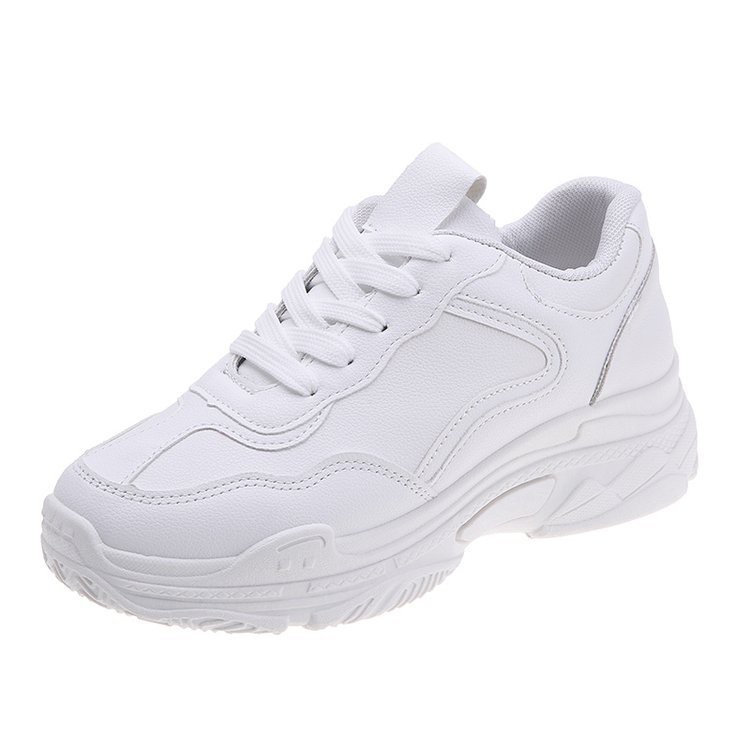 Sepatu Sneakers Wanita Import Sepatu Olahraga Wanita Sneaker putih cewek SP-023-Putih