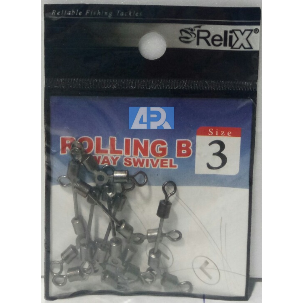 RELIX ROLLING B SWIVEL 3 WAY SWIVEL SIZE #3