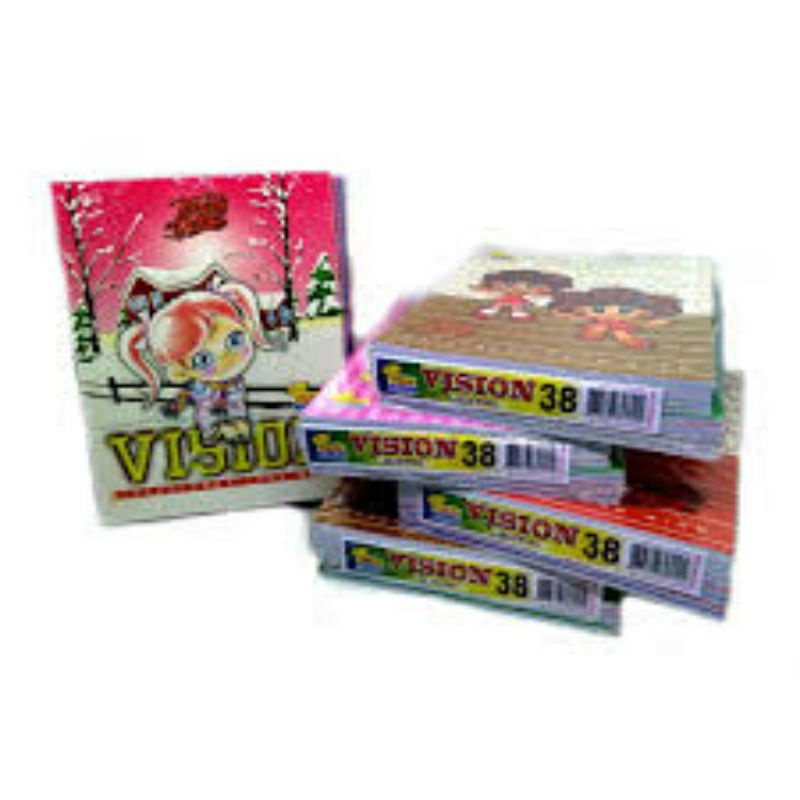 

buku tulis VISION 38 lembar 10 buku