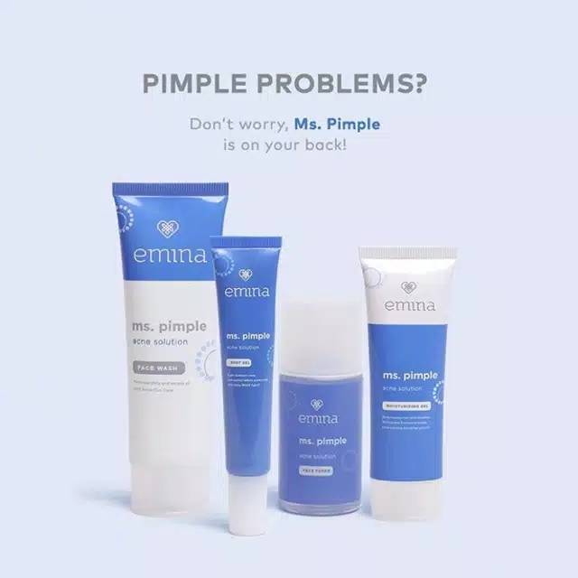 [50ml] Emina Ms Pimple Acne Face Wash