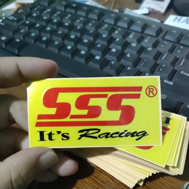 Sticker sss stiker cutting