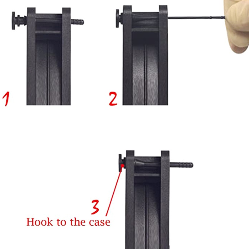 Sekrup Pin Karet btsg Anti Berisik Kancing Plastik Temperatur Tinggi Chassis Kipas Pull-type Rubber