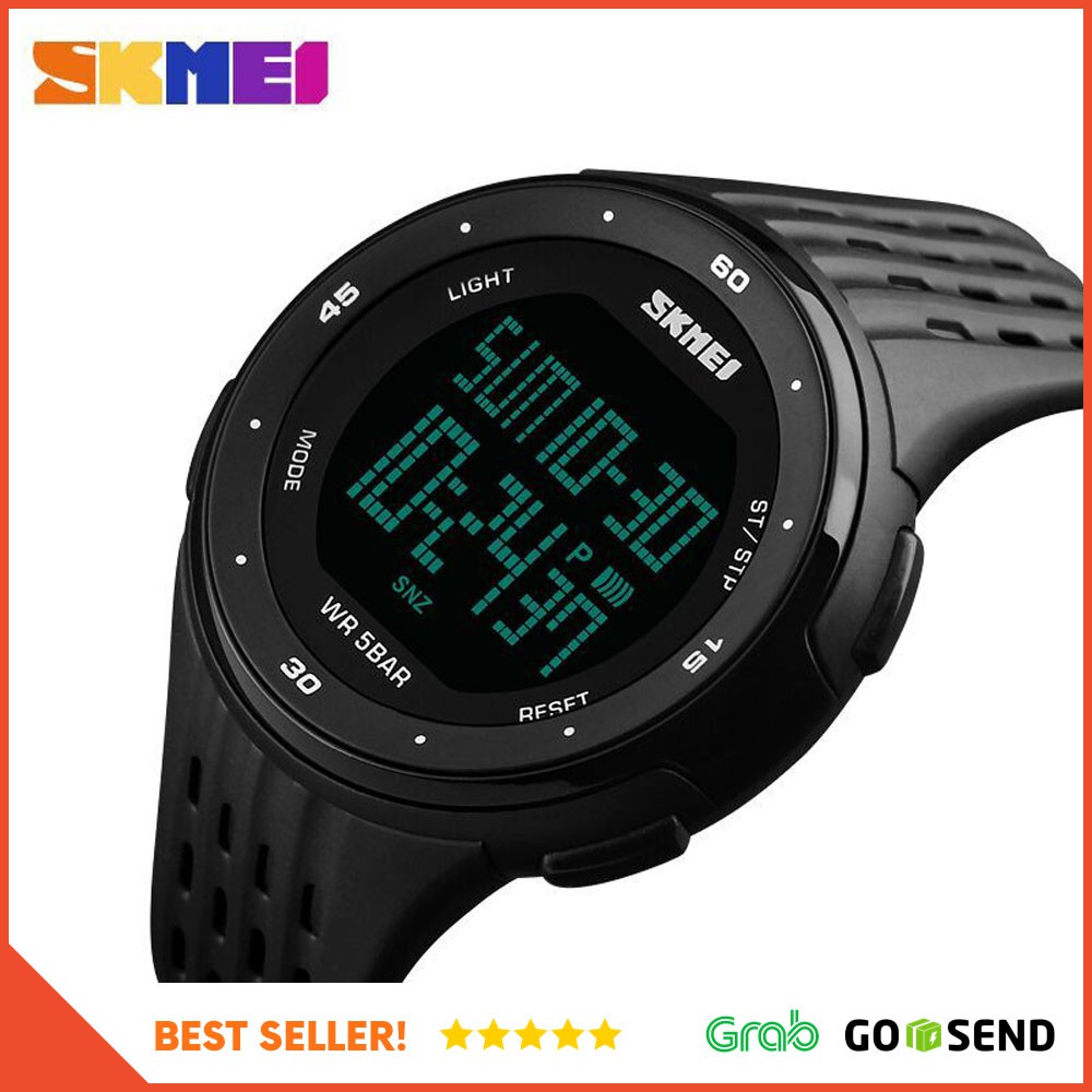 SKMEI Jam Tangan Digital Pria - DG1219 - Black