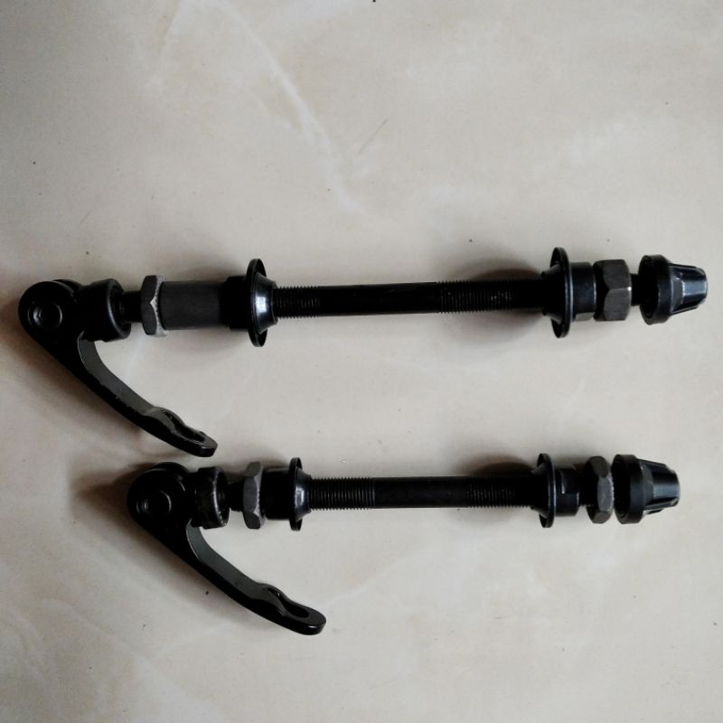 As Qr Quick Release RRT Lubang Bolong Roda Depan dan Belakang Sepeda