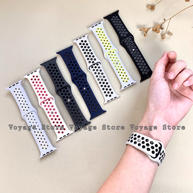 strap RUBBER SPORT apple watch tali jam tangan iwatch iphone series SE ULTRA 8 7 6 2 3 4 5 olahraga 49mm iwo 12 41mm 45mm 44mm 40mm nike