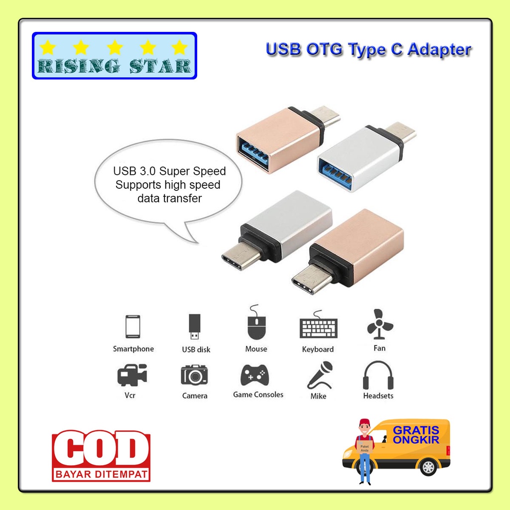 USB OTG Type C Adapter OTG type C - Converter OTG Type C - Kabel OTG Type C