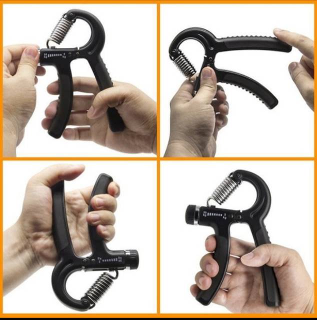 Alat Olahraga Tangan Hand Grip Fitness Handgrip Gym Adjustable 5-50 Kg Alat Fitnes Portable Murah