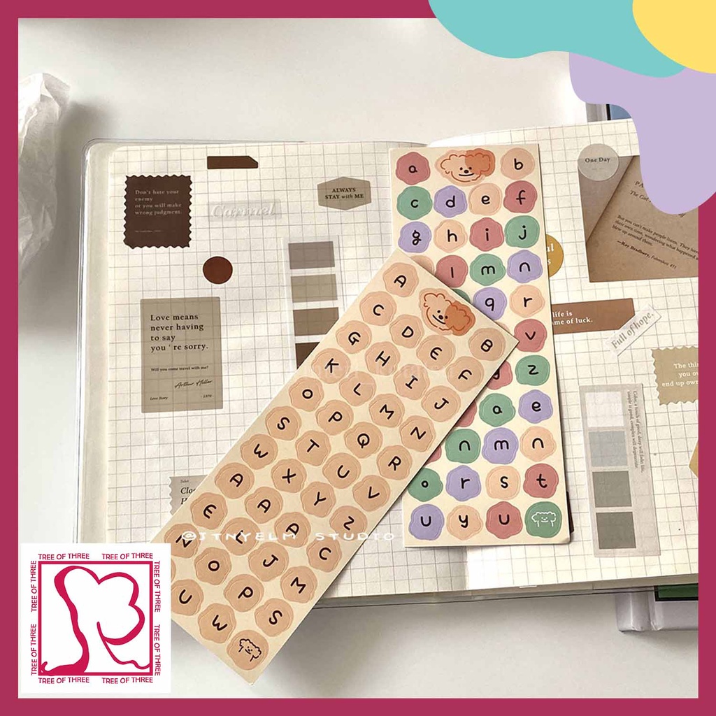 

[winteri] Sticker Alfabet Rainbow