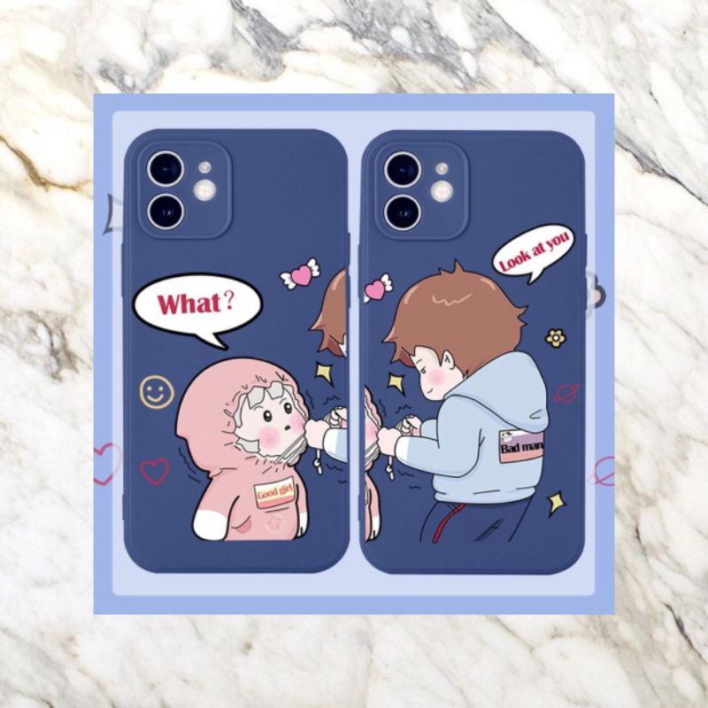 Case Thetic Couple #blue /Case thetic couple/ Aesthetic Case couple /unik case thetic