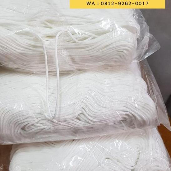 Talikur / Tali kur 2 jarum polyster lebar 2 mm harga per 1 kg