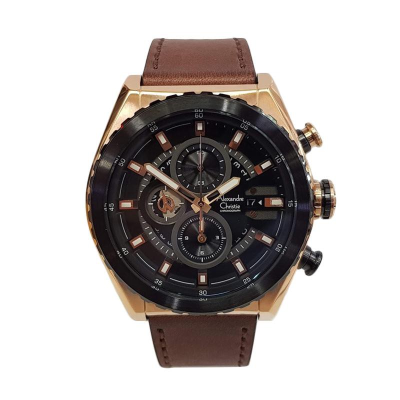 Alexandre Christie AC 6521 MC Pria Chronograph [Rosegold/Black]