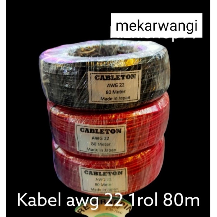 Kabel awg 22 1roll 80meter