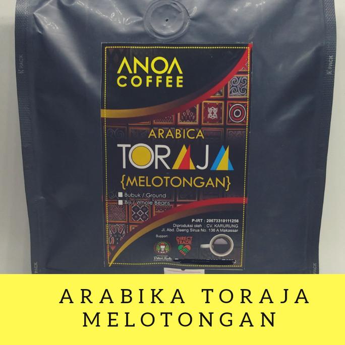 

ANOA COFFEE Arabika Toraja Melotongan 1000gr