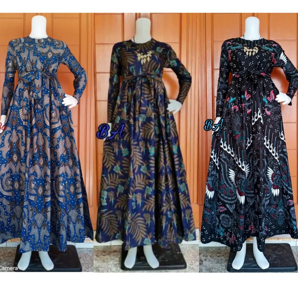 [BRM.22Jn22c] GAMIS BATIK JUMBO LD 110 LD 120 LD 130 LD 140 SUPER JUMBO MOTIF
