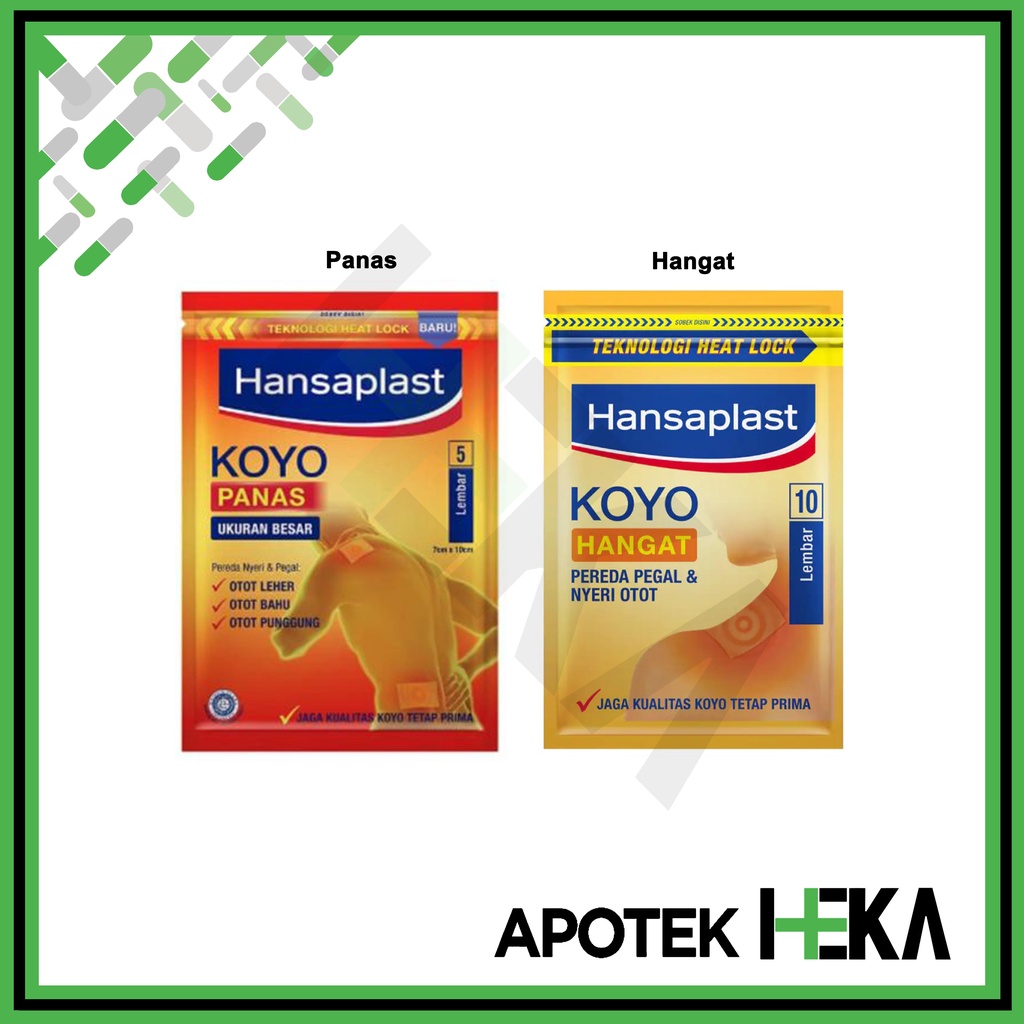 Hansaplast Koyo Hangat / Panas Sachet isi 10 Lembar (SEMARANG)