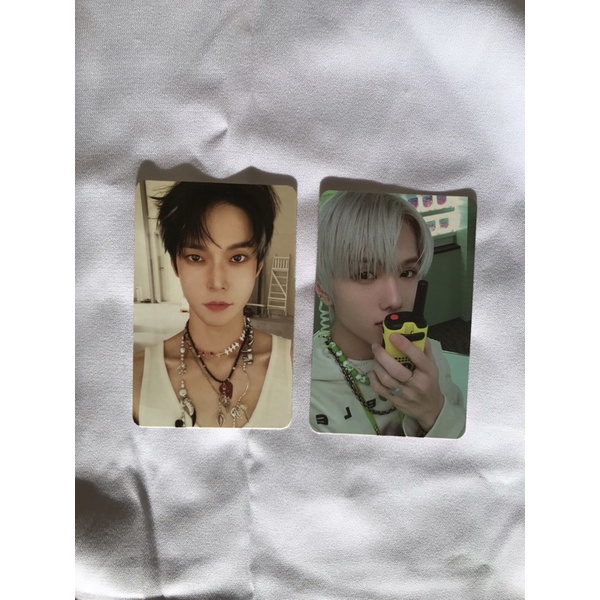 Photocard NCT official Doyoung Catharsis, Pc Jisung Glitch ver