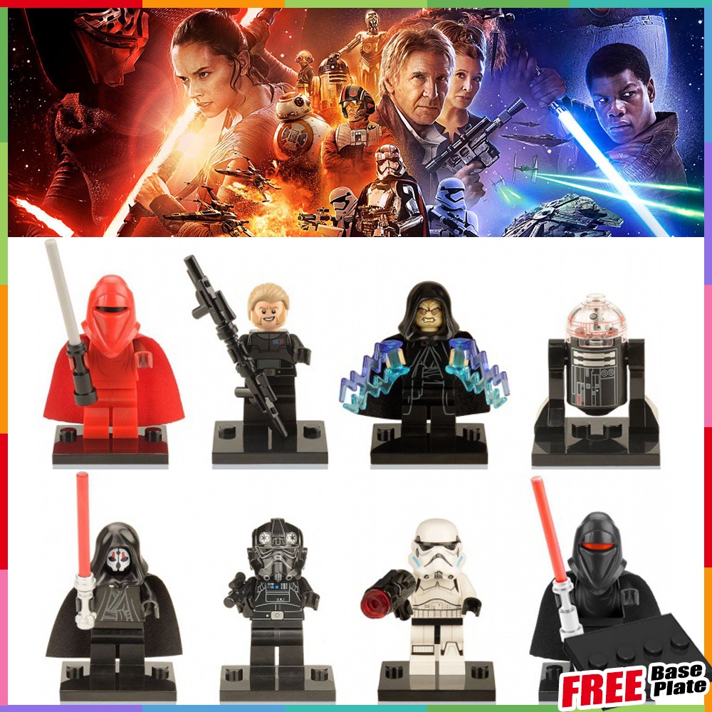 Mainan Action Figure Star Wars Darth Nihilus Minifigures Dark Jedi Palpatine Merah Sith R2D2 Stormtrooper XH0105