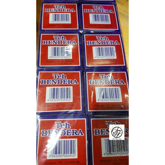 

(BISA COD) Teh Bendera Bubuk 50gr isi 10 kotak