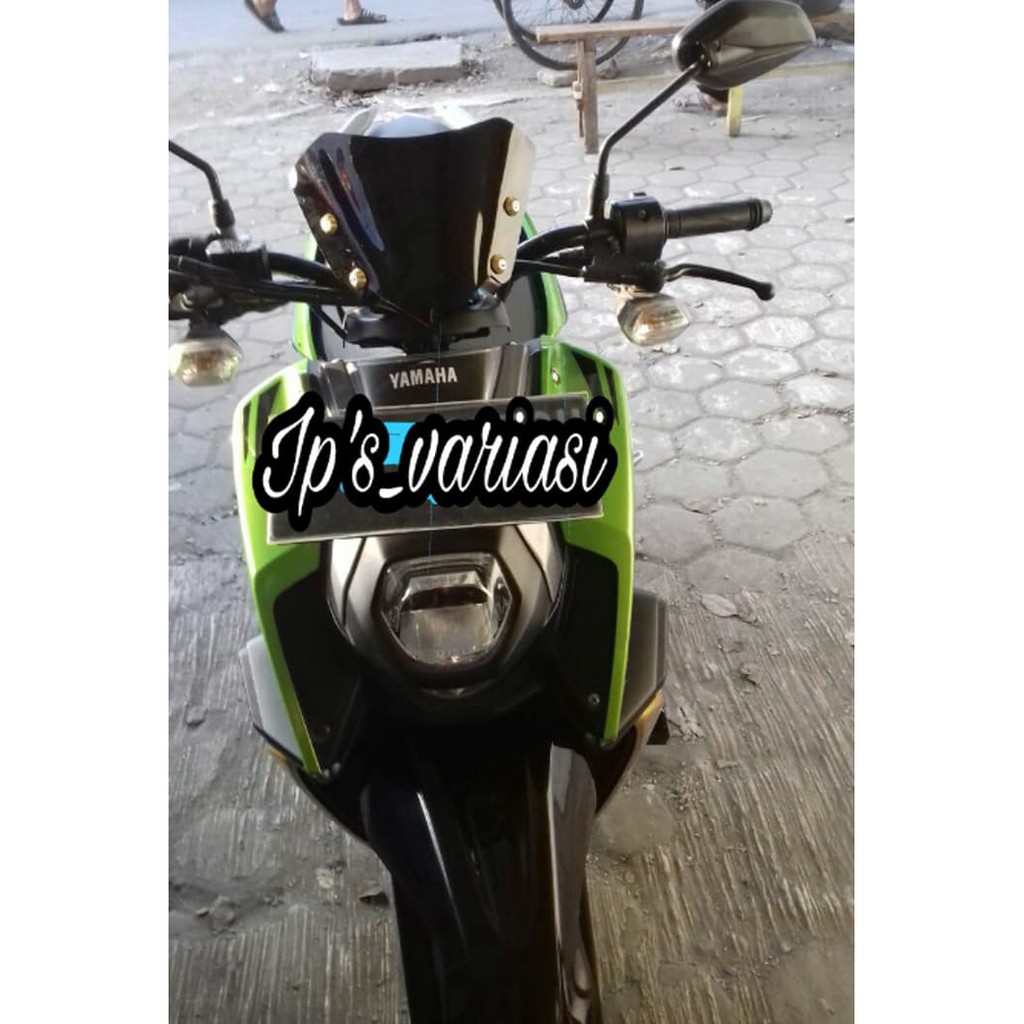 visor beat street dan x tride visor x tidak aksesoris motor