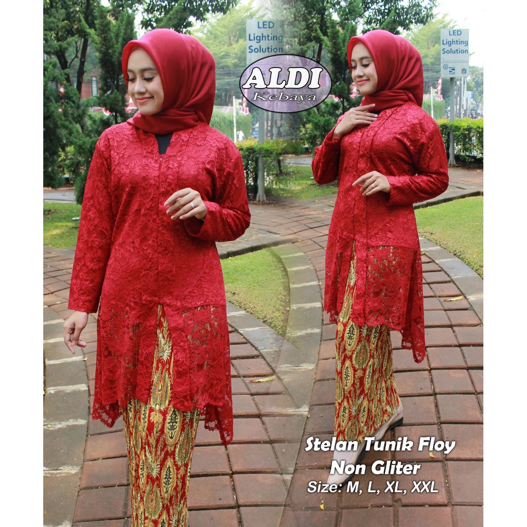 Kebaya kuno - kebaya modern terpopuler - set kebaya brukat floy kurung - kebaya set batik - kebaya