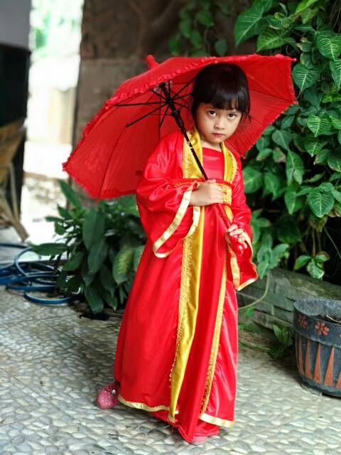 Baju Imlek anak/baju cheongsam anak/baju China