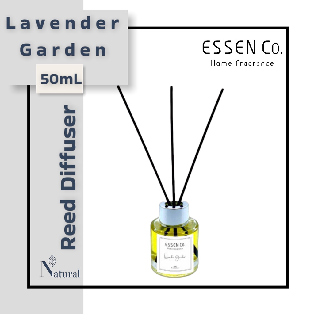 Reed Diffuser Essen Co Lavender Garden Aromaterapi Pengharum Ruangan Aromatherapy