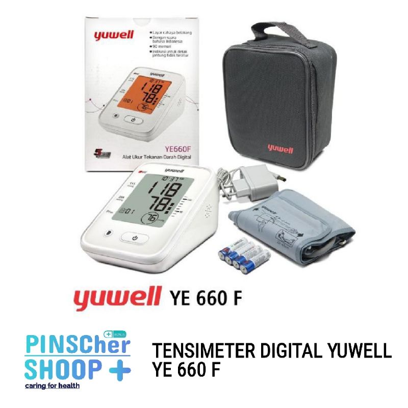 Tensimeter Digital Yuwell YE 660 F Alat Ukur Tekanan Darah