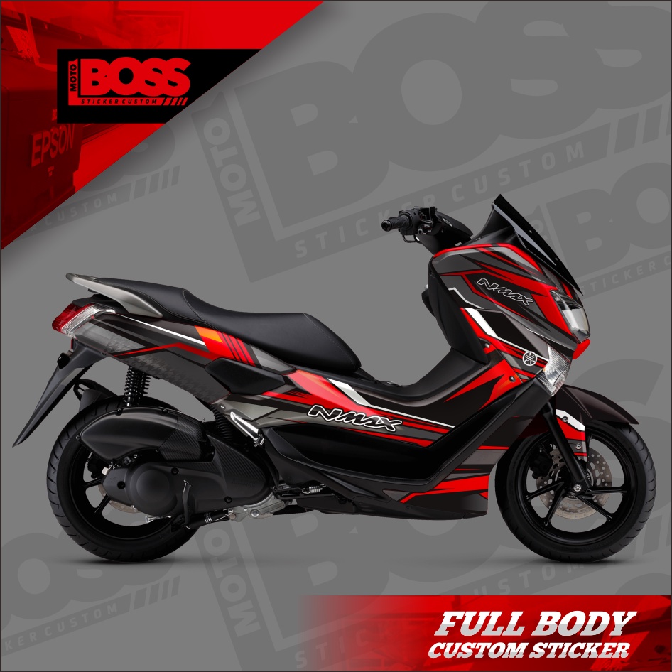 Decal Sticker Stiker Yamaha Nmax 2016 2017 2018 2019 Full Body Striping Full Body Nmax Old Stiker De