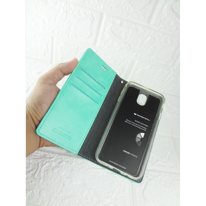 Samsung J5 Prime/J7 Pro/J5 2016/Xiaomi Redmi Note 4/Lg V20 Flip Case Branded/Flip Cover Warna Hijau