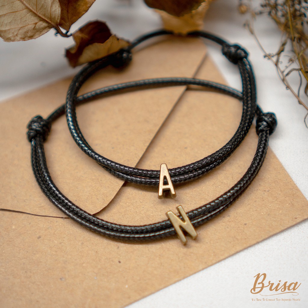 [12.12] GELANG INISIAL HURUF A - Z || GELANG CHARM || GELANG HURUF