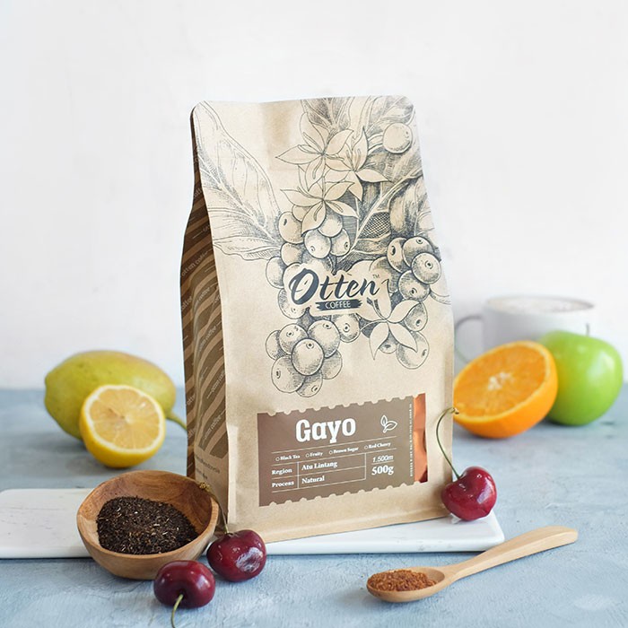 

vd201r Aceh Gayo Natural Process 500G Kopi Arabica - Wholebean Ds20X11