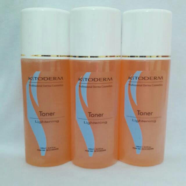 KITODERM TONER LIGHTENING  | TONER PENCERAH WAJAH BPOM